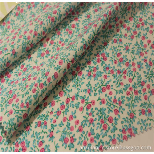 100%ECO rayon poplin printed fabric for garment printed
